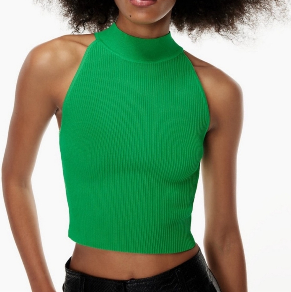 Babaton Sculpt Knit Mockneck Tank
